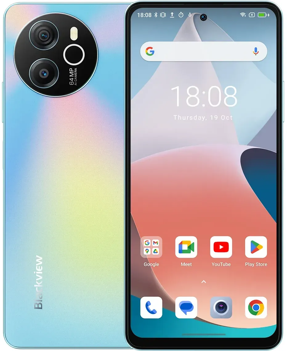 Blackview SHARK 8 Smartphone [Kein EU-Ladegerät] Android 13 5000mAh - 2.4K Bildschirm 6.78'' 120Hz - 16GB+256GB - 64MP+13MP Kamera - NFC
