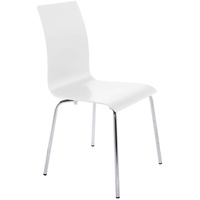 KADIMA DESIGN Esszimmerstuhl CLAssIC -Stuhl (nicht stapelbar) Holz Weiss weiß