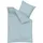 Traumschlaf Uni Feinbiber Hellblau 200 x 200 cm + 2 x 80 x 80 cm