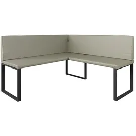 Vicco Eckbank, Kaschmir, Textil, Formgebogen, 150x50x150 cm,