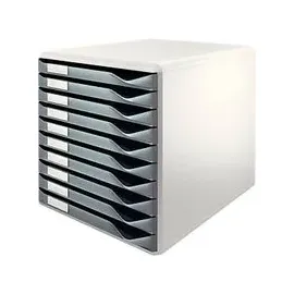 Leitz Schubladenbox DIN A4 10-tlg. grau