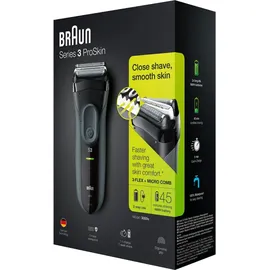 Braun Series 3 ProSkin 3000s schwarz