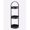 Badaccessoire-Set HEINE HOME, schwarz, Stahl, Badaccessoires-Sets