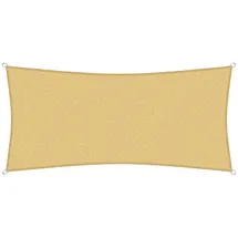 Gartenia Sunprotect sunprotect 12022 Professional Sonnensegel, 6 x 3 m, Rechteck, Wind- & wasserdurchlässig, beige