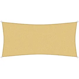 Gartenia Sunprotect sunprotect 12022 Professional Sonnensegel, 6 x 3 m, Rechteck, Wind- & wasserdurchlässig, beige