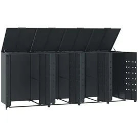 deluke Mülltonnenbox GORILO 276 x 117 x 79 cm anthrazit