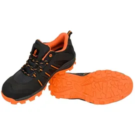ARDON Arbeitsschuhe Sicherheitsschuhe Schutzkappe Stahlkappe Sportliche S1 (261) Gr. 46 - Schwarz/Orange - 46