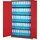 Jan Nowak C001II Aktenschrank 185 x 115 x 40 cm anthrazit/rot