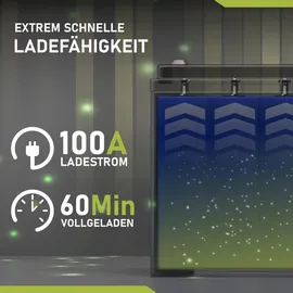 LANGZEIT Batterien Langzeit LiFePO4 100Ah 12V