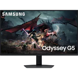 Samsung Odyssey G5 (2560 x 1440 Pixel, 32"), Monitor, Schwarz