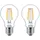Philips LED Classic E27 4.3W 470lm, klar, Warmweiß Doppelpack