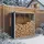 casa.pro Kaminholzregal Kalmar Stahl 155 x 45 x 157 cm Anthrazit