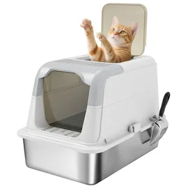 PawHut Katzentoilette onesize Weiß