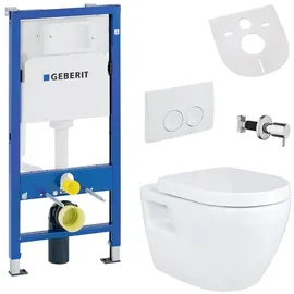 Belvit Hänge Dusch Wand WC mit WC-Sitz Weiß