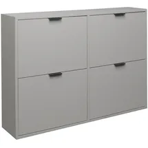 Mäusbacher Bonnie Schuhschrank 120 x 86 x 25 cm anthrazit matt / grau