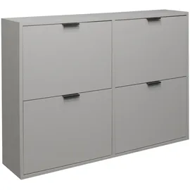 Mäusbacher Bonnie Schuhschrank 120 x 86 x 25 cm anthrazit matt / grau