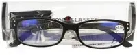 Pharma Glasses VisionBlue PC01 Noir +0.00 Lunettes 1 pc(s)