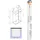 BuyLando.Shop Emma U-Duschkabine rechts 80 x 195 cm inkl. Duschtasse