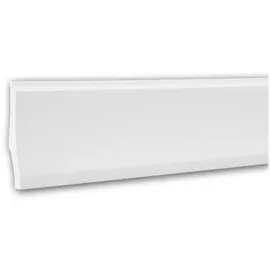 Profhome 153104F Flexible Leiste Zierleiste Modernes Design Weiß