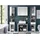 Stella Trading Hängeschrank Beton Optik 38 x 71 x 23 cm Weiß