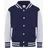 Just Hoods by AWDiS College Varsity Jacke Oxford Navy/Heather Grey 140