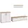Home Affaire Wohnwand HOME AFFAIRE "Cosenza", sibu lärche nachbildung, B:260cm H:151cm T:40cm, Kastenmöbel-Sets, Wohnwand, Cosenza, Breite: 260 cm, Highboard, Lowboard, Wandboard