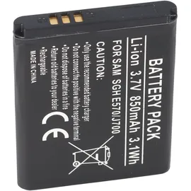 AccuCell Akku passend für Samsung SGH-E570 Akku, Samsung SGH-J700 Akku AB503442BECSTD