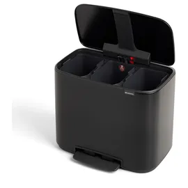 Brabantia Bo Treteimer 3 x 11 l Schwarz