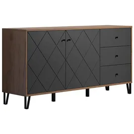 VCM ebuy24 Sideboard, Graphit, Holzwerkstoff, 183x76x40 cm, | Sideboards, Sideboards