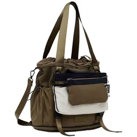 DESIGUAL Basic Modular Discover Backpack Khaki