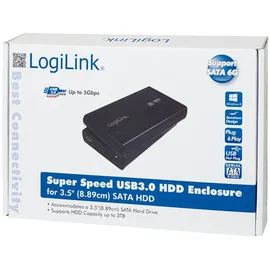 Logilink Festplattengehäuse 1 x 3,5'' SATA USB 3,0 (UA0107)