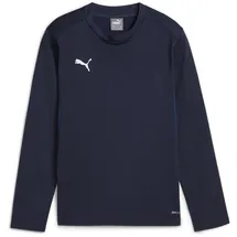 Puma teamGOAL Trainings-Sweatshirt Jungen 06 navy/persian blue/white 128