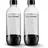 Sodastream Tritan-Flasche 2 x 1 l schwarz