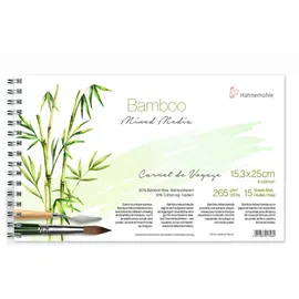 Hahnemühle Papier Bamboo Carnet de Voyage, 15,3 x 25 cm Hochformat, 265 g/m2
