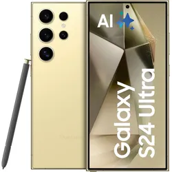 SAMSUNG Smartphone "Galaxy S24 Ultra 256GB", lila (titanium gelb), 512 GB, Mobiltelefone, AI-Funktionen