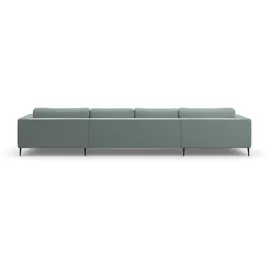 DOMO collection Wohnlandschaft Cord U-Form 2-Sitzer Grün