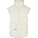 URBAN CLASSICS Waisted Puffer Weste White Sand M