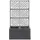 vidaXL Hochbeet mit Rankgitter 58 x 30 x 107 cm Schwarz