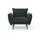 OTTO home Cocktailsessel Stine Polyester 96 x 86 x 86 cm Grün