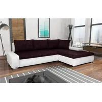 Beautysofa Ecksofa TEO mit Schlaffunktion, Schlafecke - Sofa Webstoff