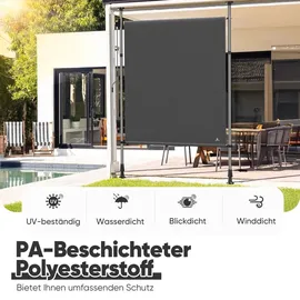 Strattore Klemmmarkise 200 x 310 cm anthrazit