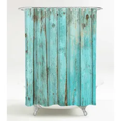 Sanilo Duschvorhang, Polyester, Lumber - tuerkis