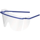Durable Augenschutzvisier, aus glasklarer Folie, Made in DE, 25 Stück, dunkelblau, 343507