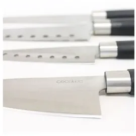 Cecotec Professionelles Santoku Messerset 4-tlg. Schwarz