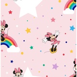 Art-Pol Papiertapete Disney Regenbogen Minnie Rosa
