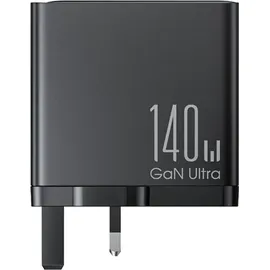 Joyroom JR-TCG05UK GaN-Schnellladegerät 140W 3x USB-C USB-A + 1,2 M Usb-c-kabel