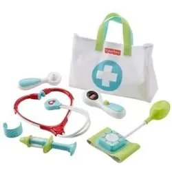 FISHER-PRICE DVH14 Arzttasche (7 Teile), Kinder-Spielzeug, Kinder Arztkoffer