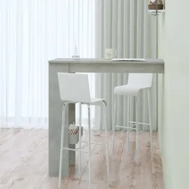 vidaXL Wand-Bartisch 102 x 45 x 103,5 cm Betongrau