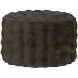 Woood Hocker Olven Polyester 60 x 36 x 60 cm Braun