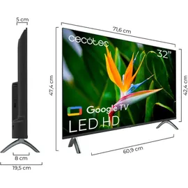 Cecotec 00985 Tv 81,3 Cm (32") HD Schwarz